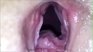 Intense Close Up Pussy Fucking With Huge Gaping Inwards Pussy