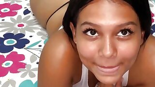 Cute Colombian Talking Dirty to Get a Load of Cum